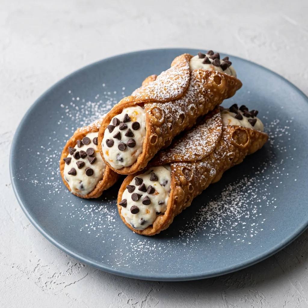 Cannoli with Ricotta Filling