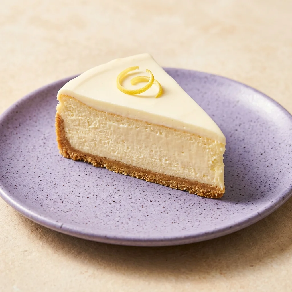 Classic Lemon Cheesecake