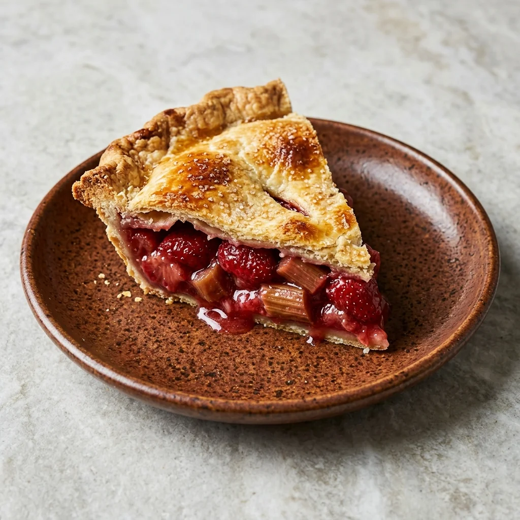Classic Strawberry Rhubarb Pie