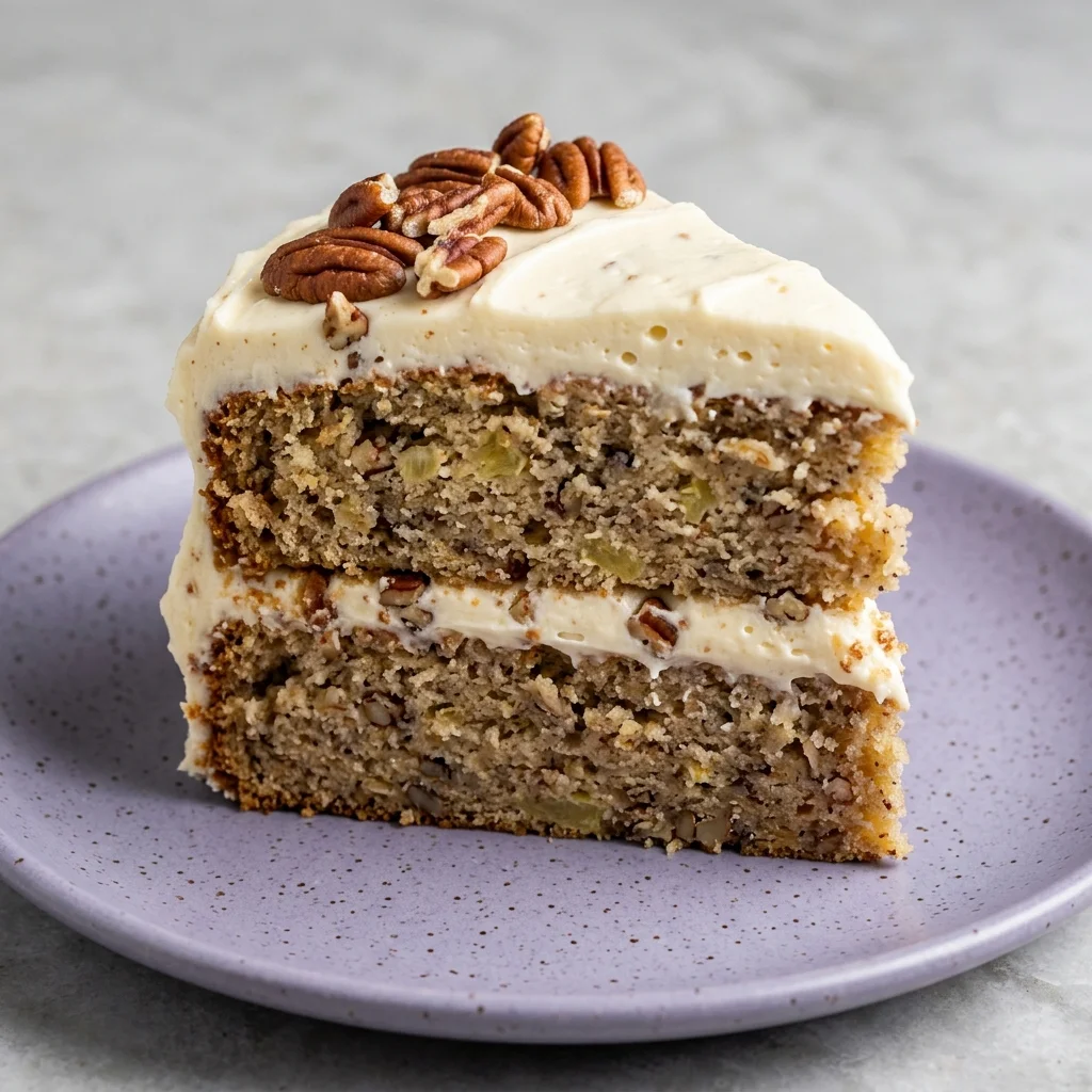 Hummingbird Cake with Pineapple and Banana