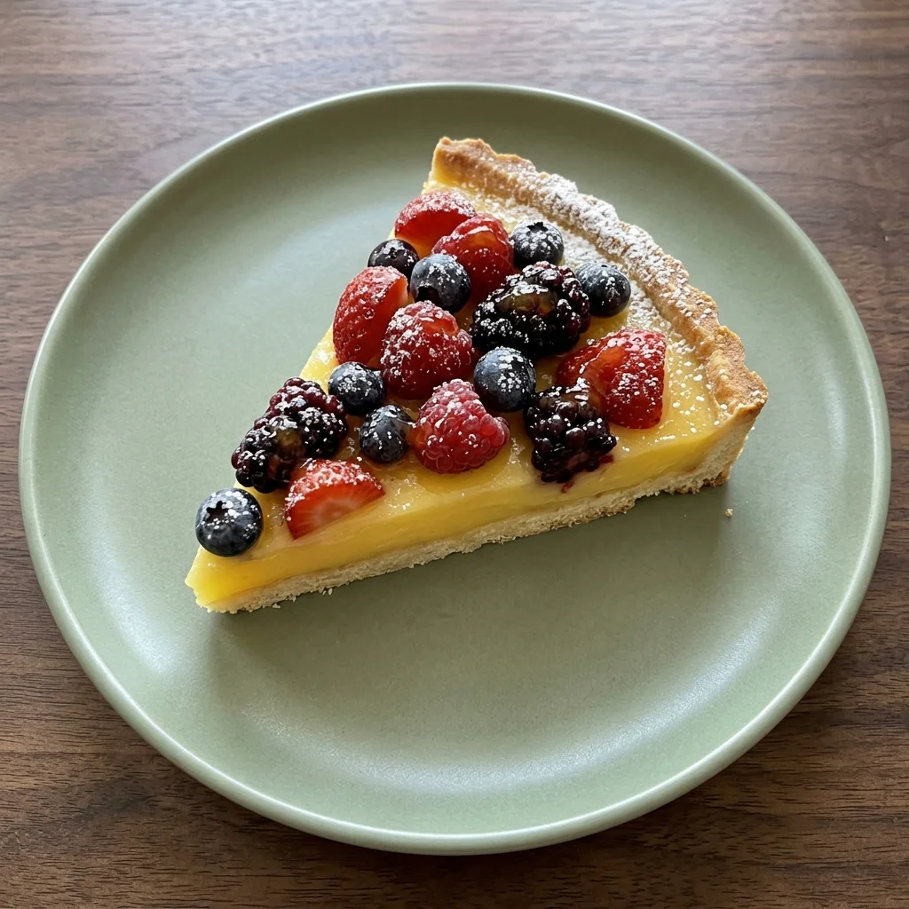 Lemon Curd Tart with Berries