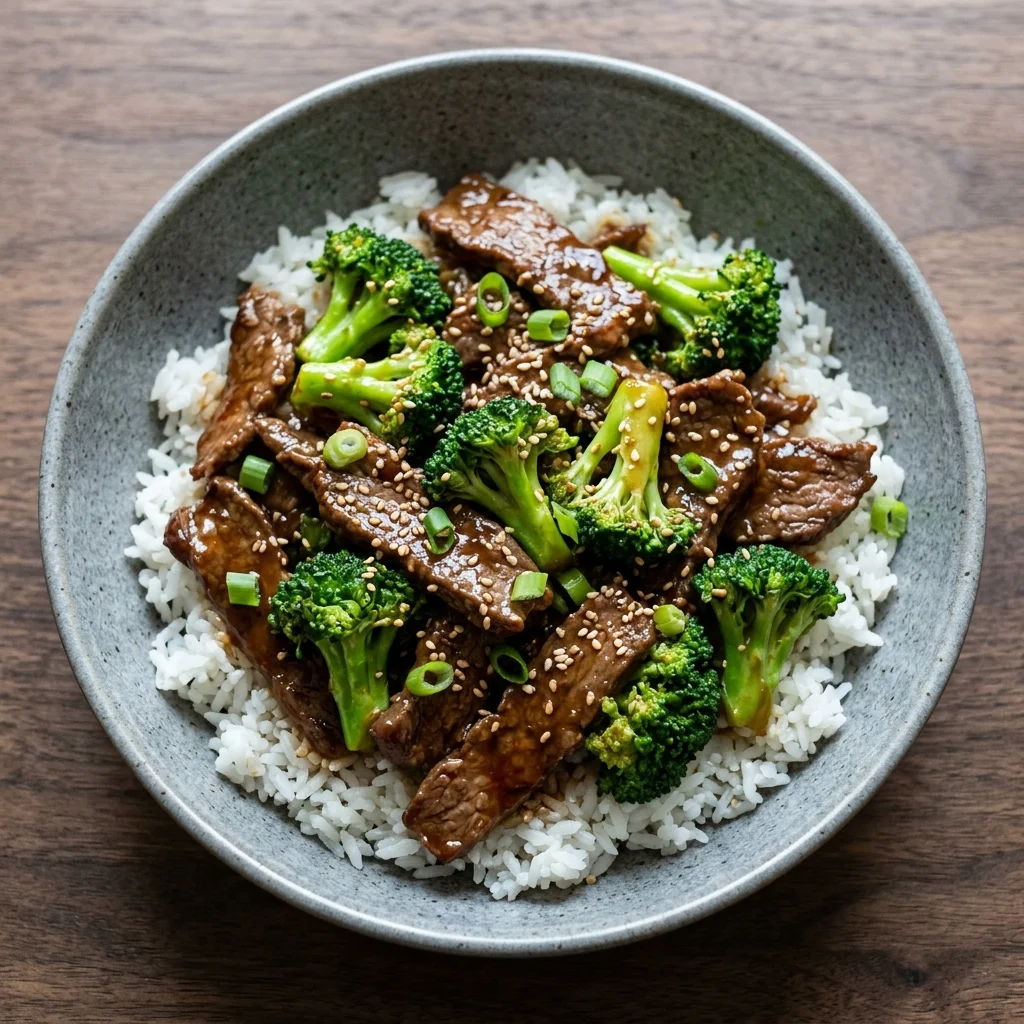 Beef and Broccoli with Oyster Sauce