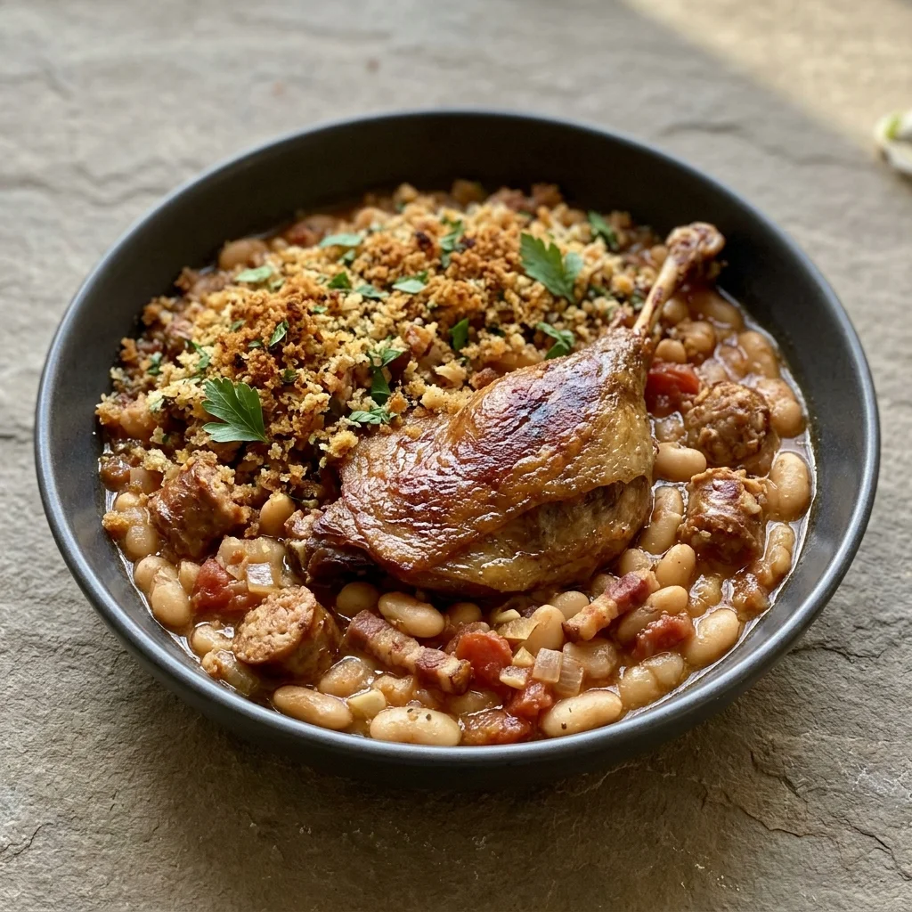 Cassoulet with Duck Confit and Sausage