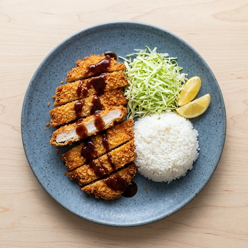 Chicken Katsu with Tonkatsu Sauce
