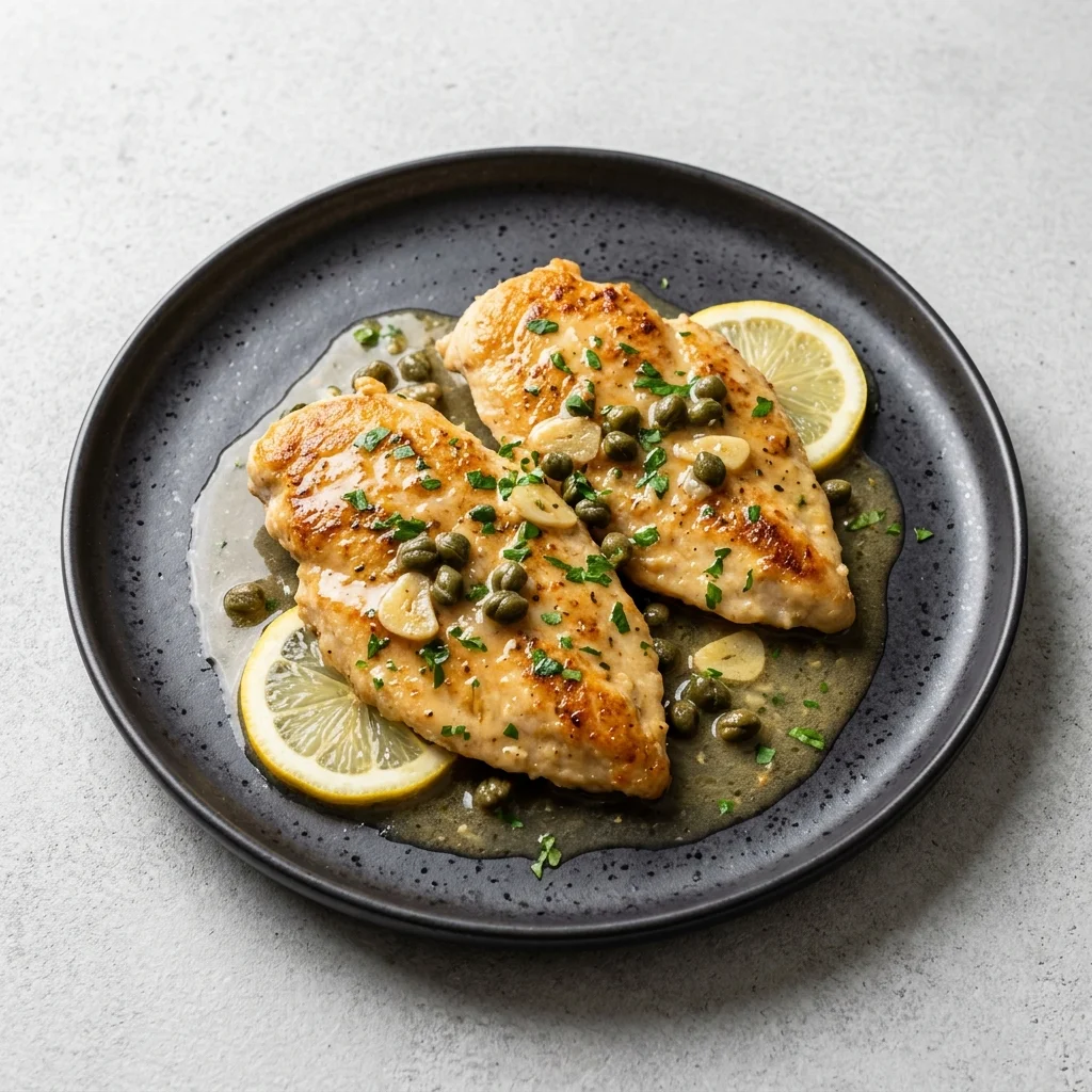 Chicken Piccata with Lemon and Capers