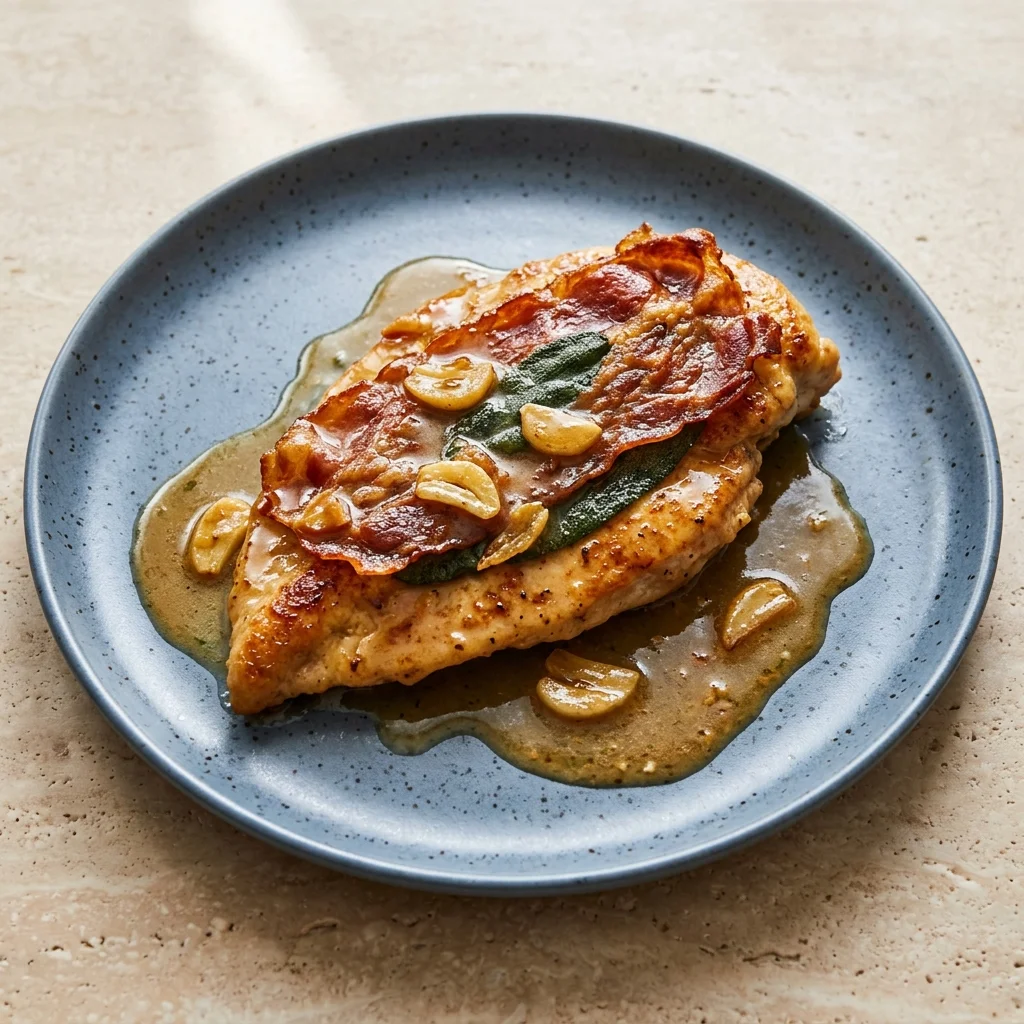 Chicken Saltimbocca with Prosciutto and Sage