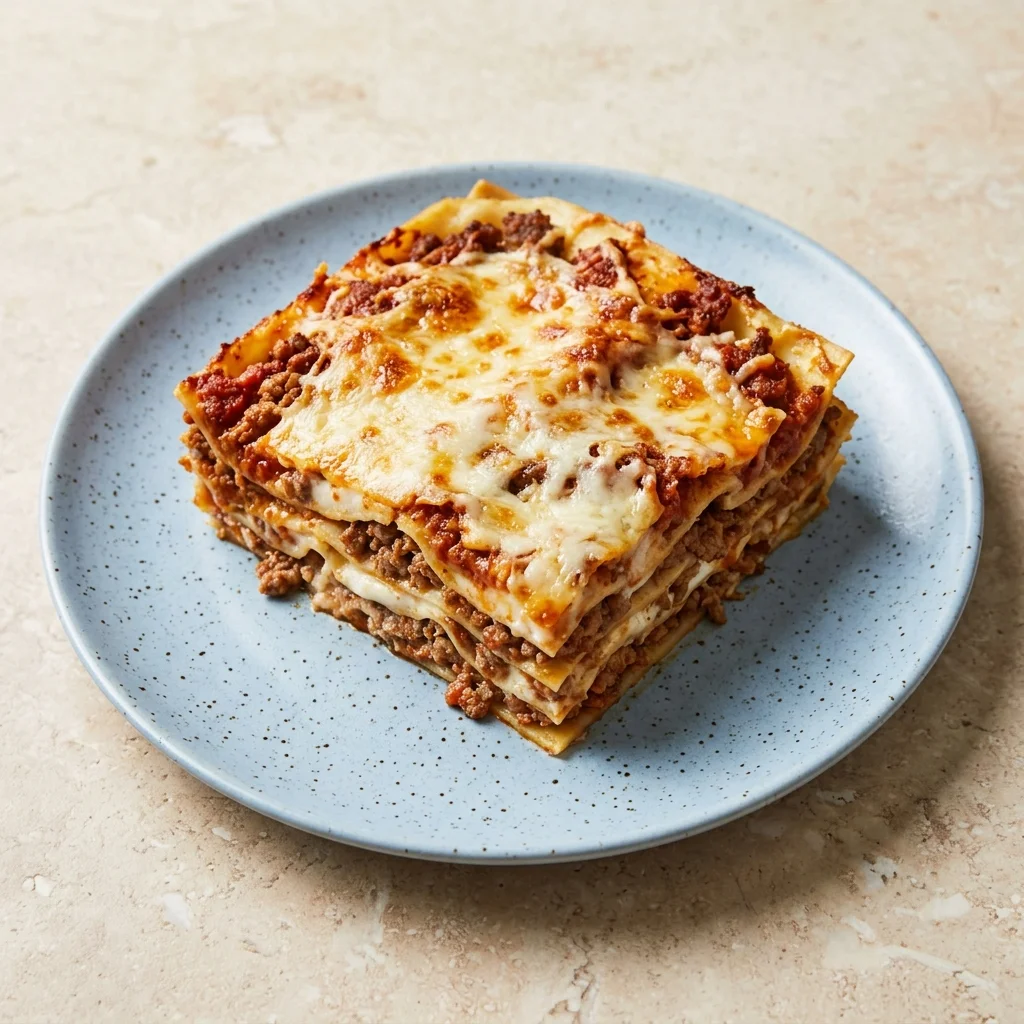 Classic Beef and Pork Lasagna with Béchamel