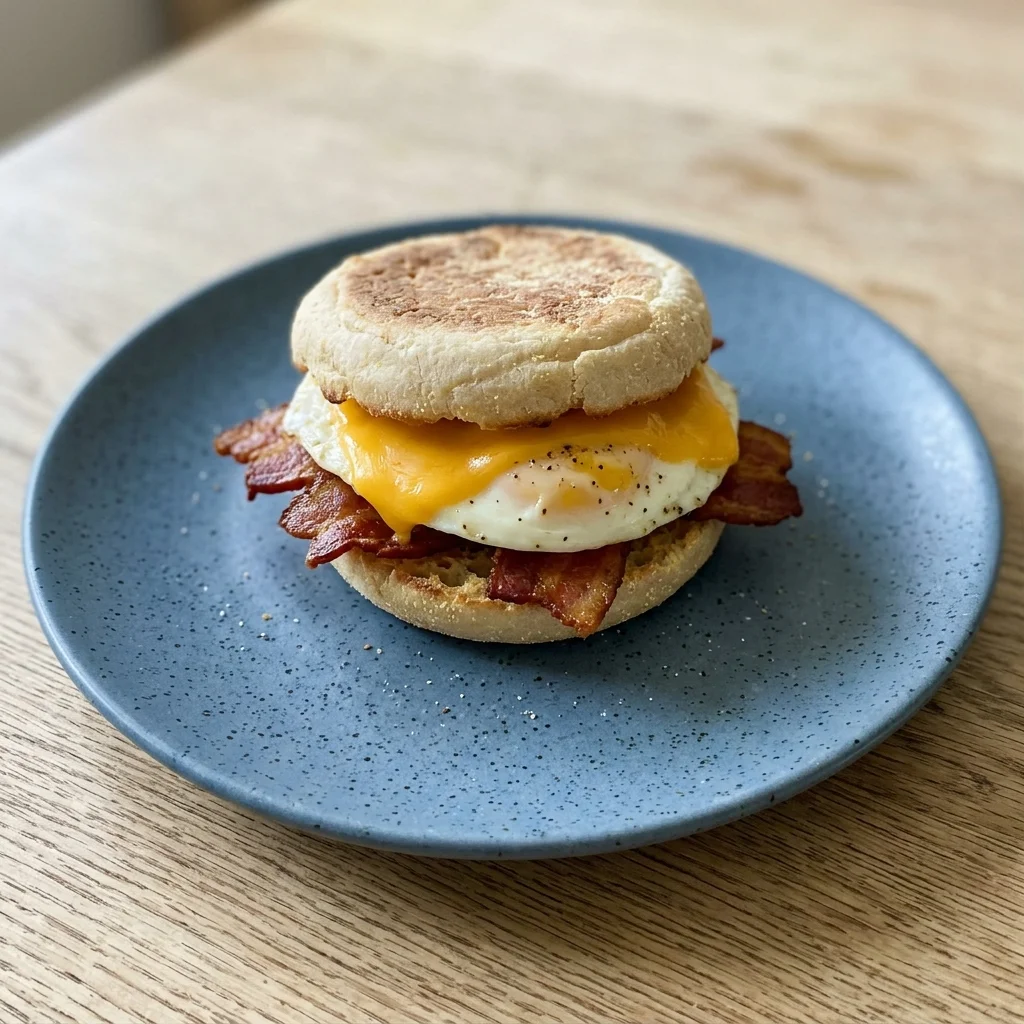 Classic Breakfast Sandwich (Egg, Cheese, Bacon)