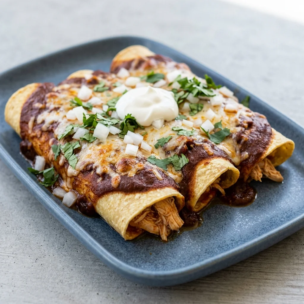 Classic Chicken Enchiladas