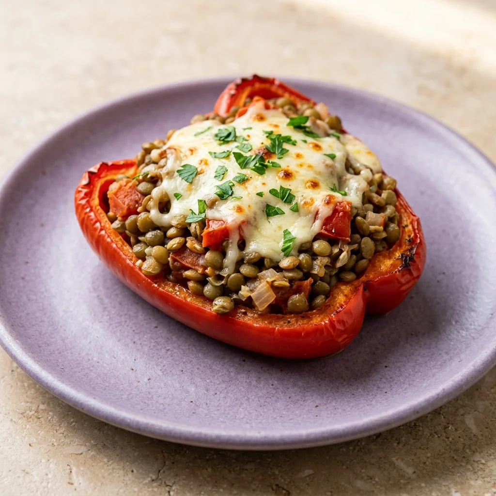 Classic Lentil Stuffed Peppers