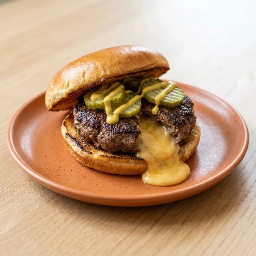 Juicy Lucy Stuffed Burger