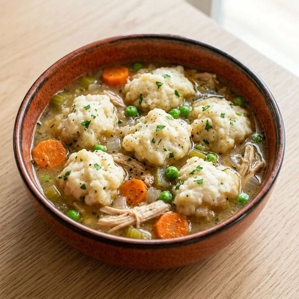 Old-Fashioned Chicken and Dumplings