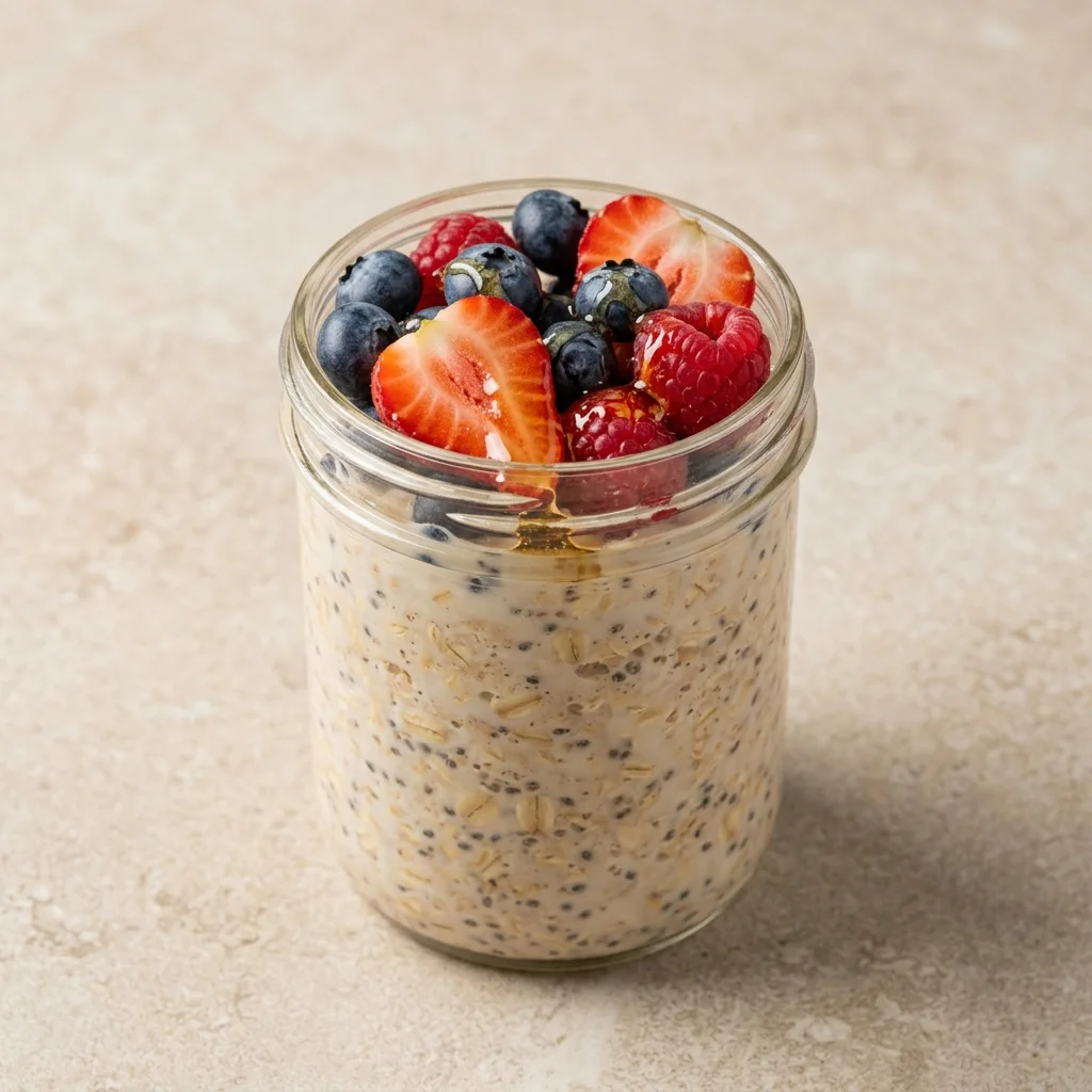 Overnight Oats with Berries