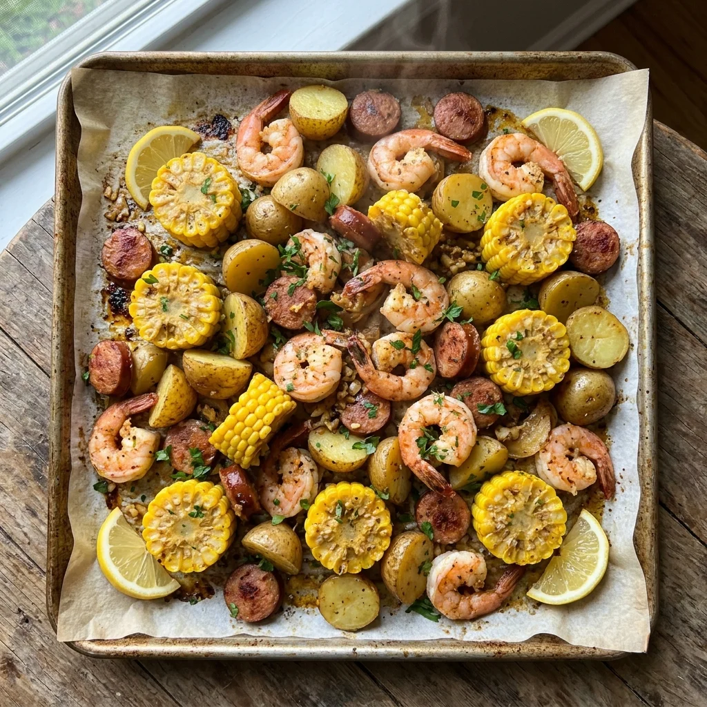 Sheet Pan Shrimp Boil