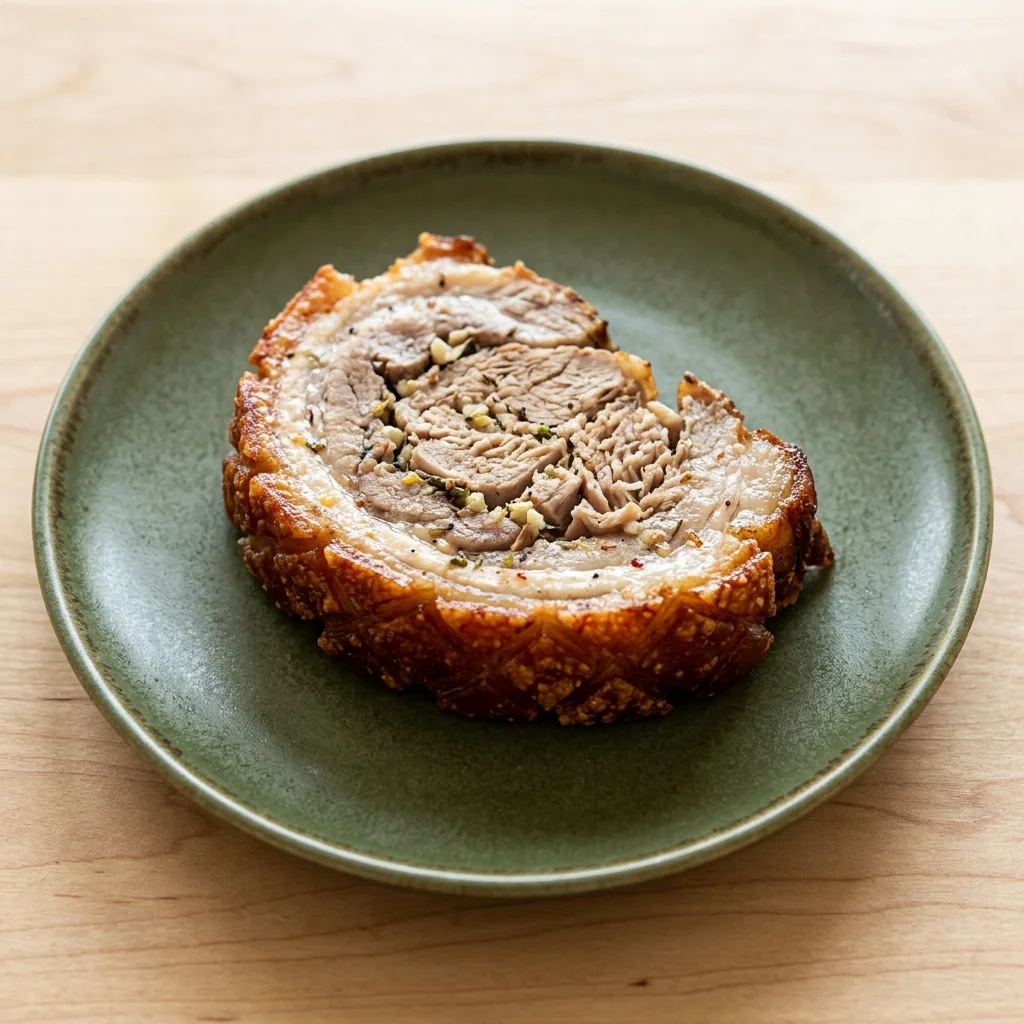 Slow-Roasted Pork Shoulder Porchetta-Style