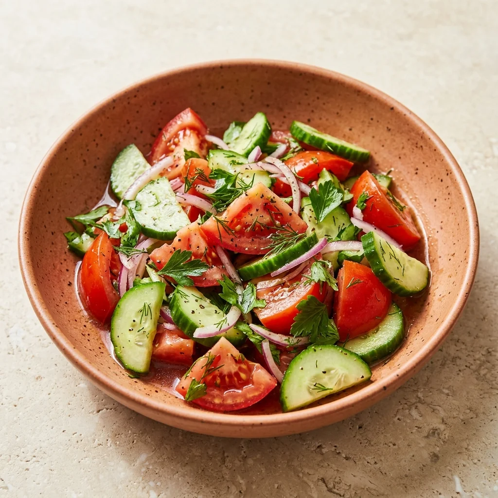 Classic Cucumber Tomato Salad