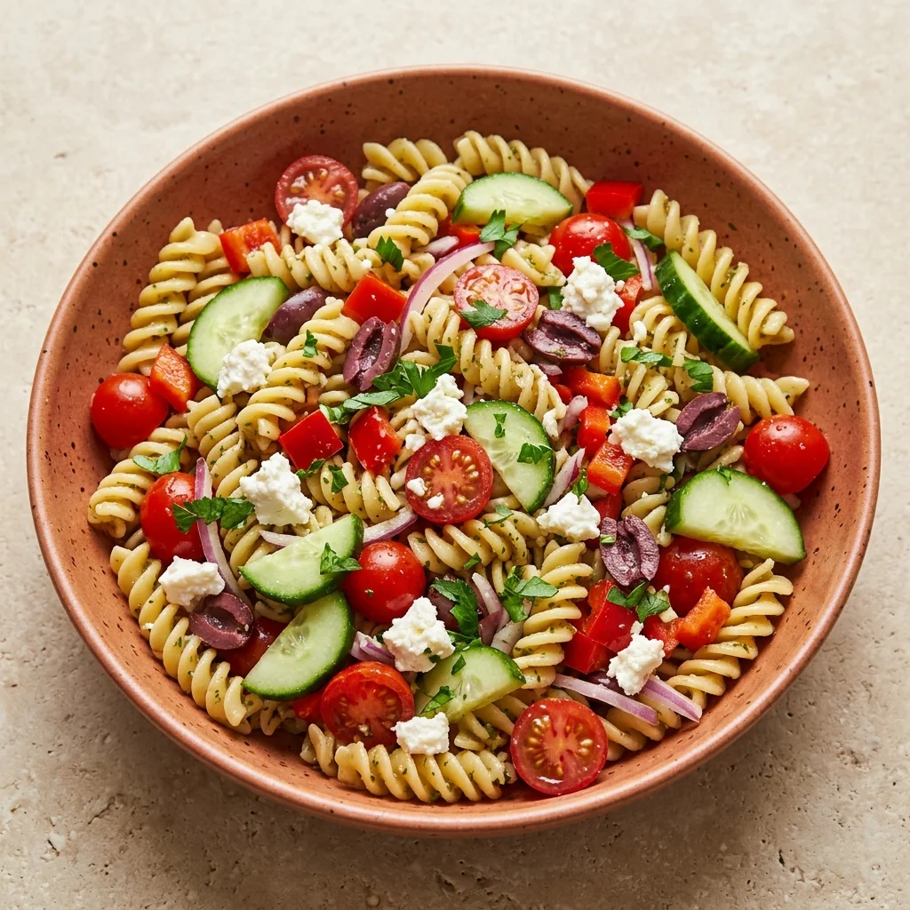 Classic Greek Pasta Salad