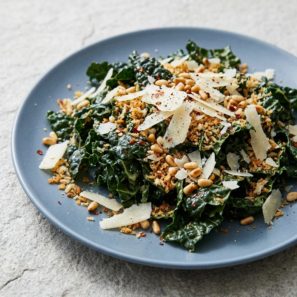 Kale Salad with Lemon and Pecorino