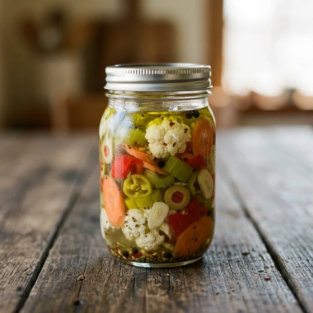 Giardiniera (Italian Pickled Vegetables)