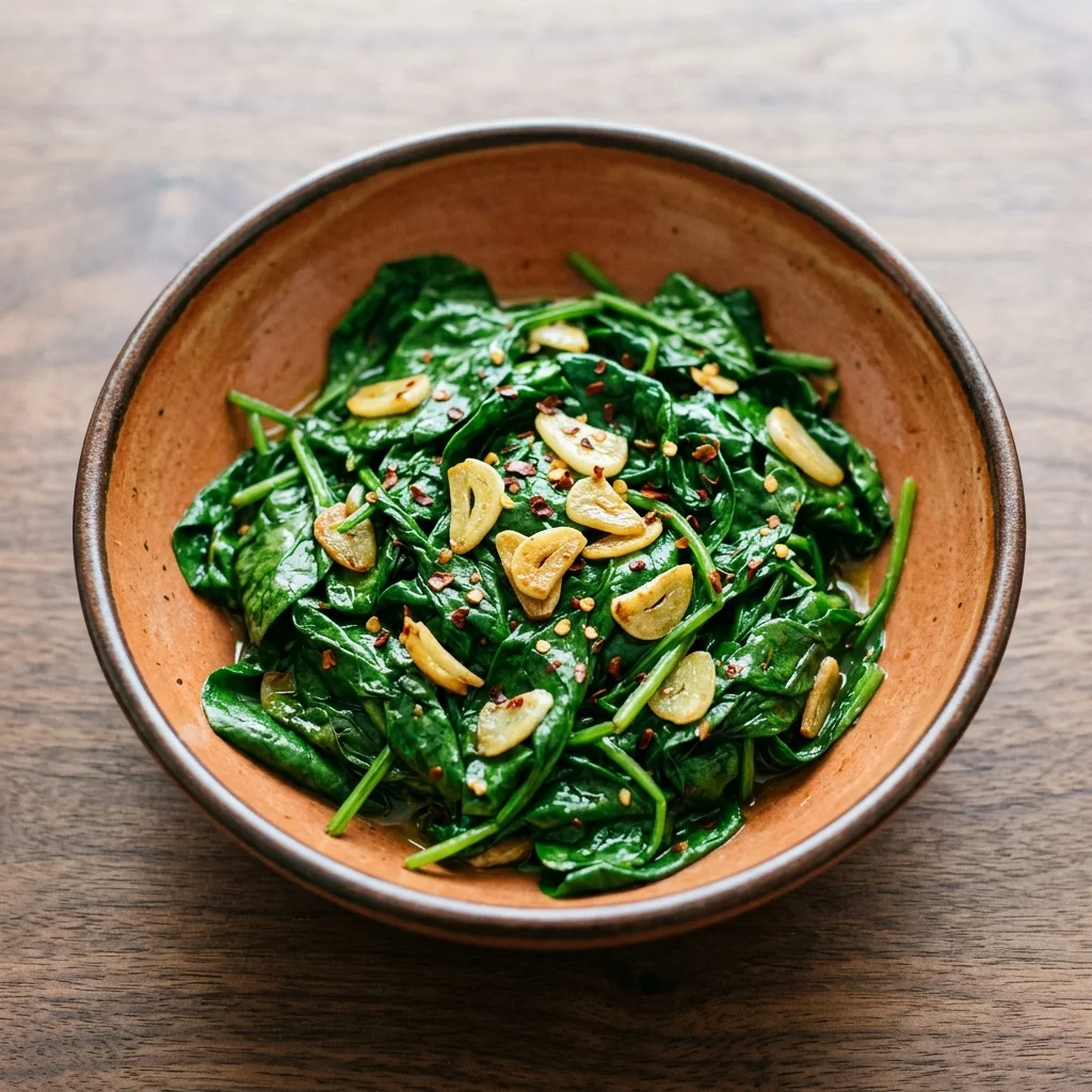 Sauteed Spinach with Garlic