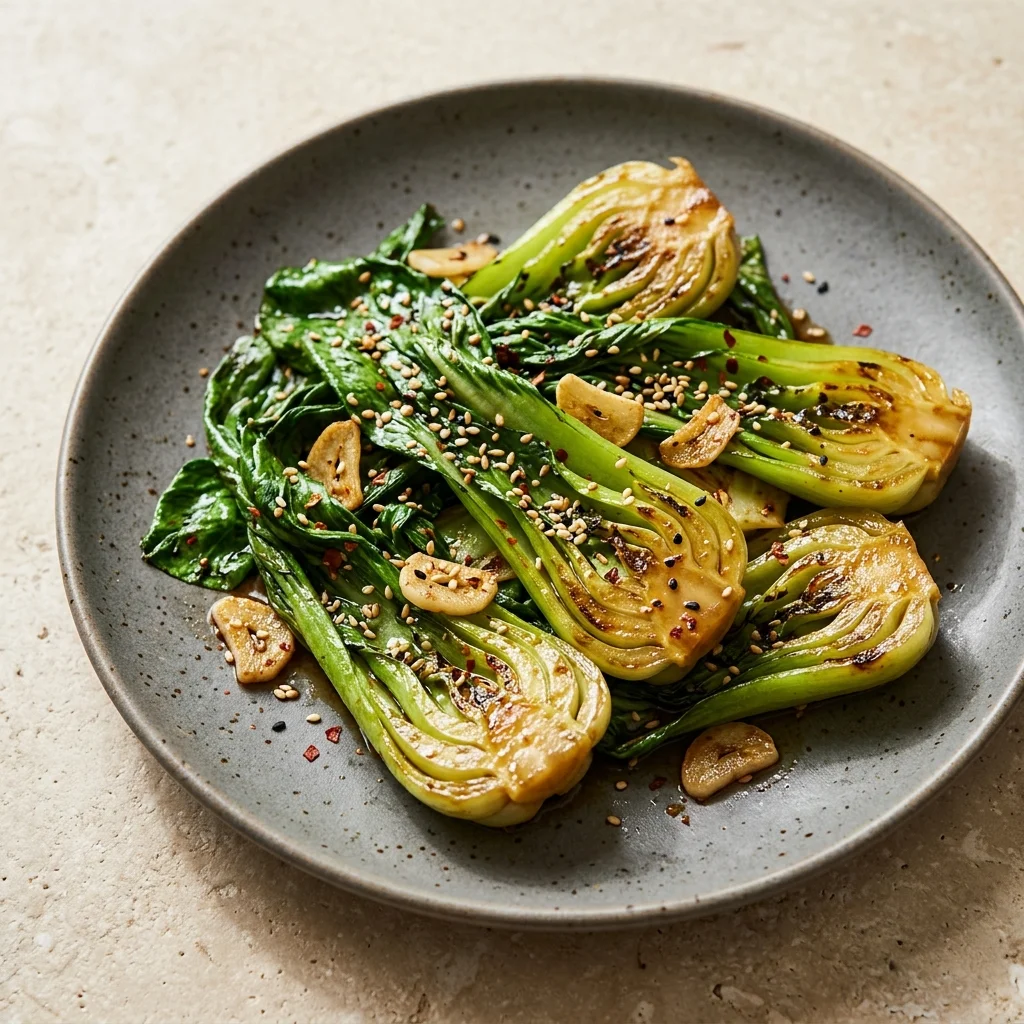 Stir-Fried Bok Choy with Garlic