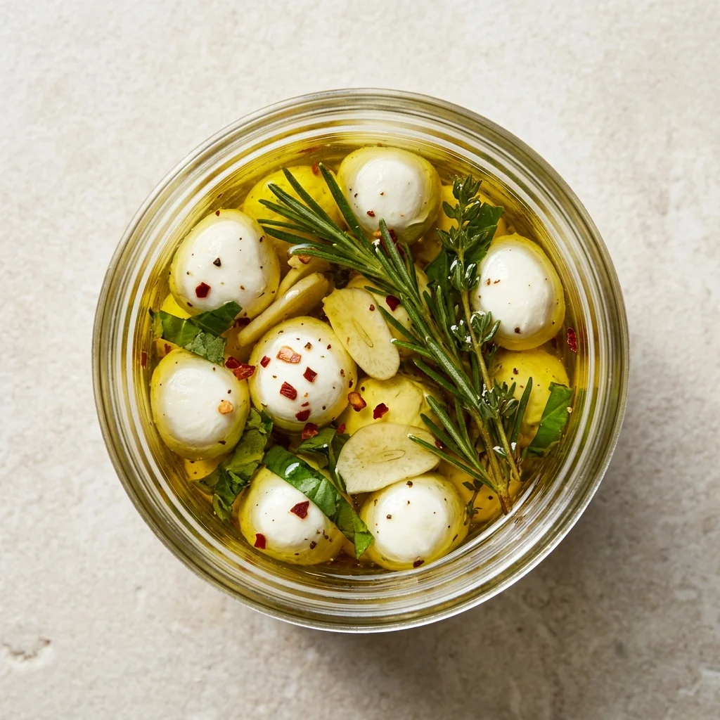 Marinated Mozzarella Balls (Bocconcini)