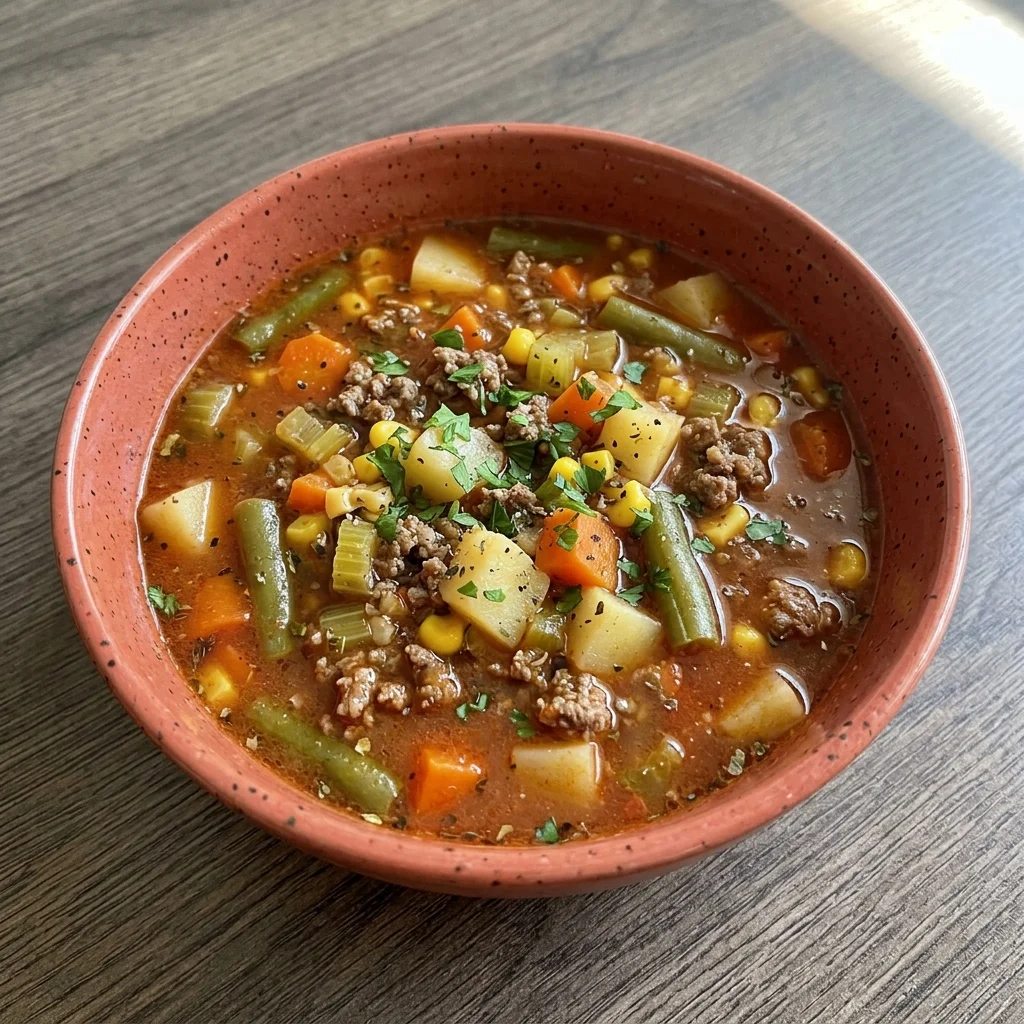 Classic Hamburger Soup