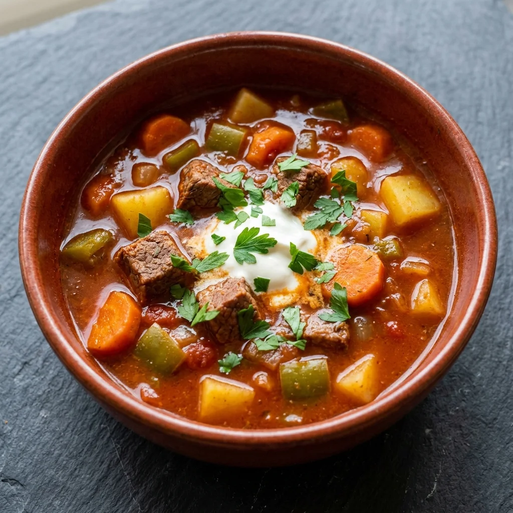 Hungarian Goulash Soup