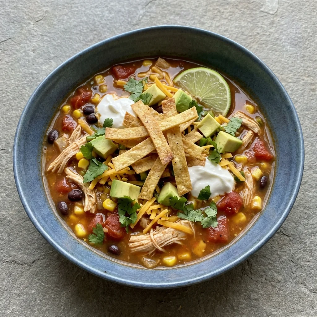 Instant Pot Chicken Tortilla Soup