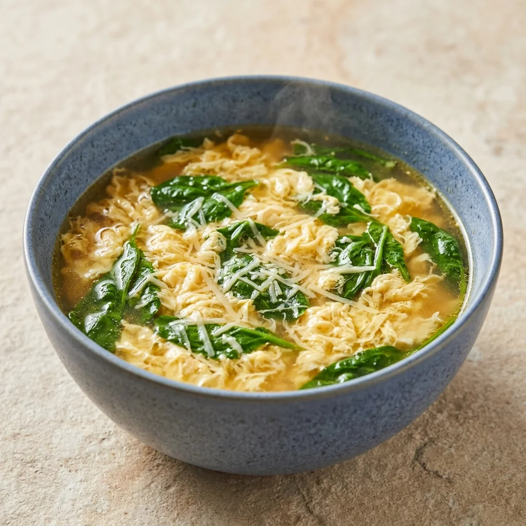 Stracciatella (Italian Egg Drop with Spinach)
