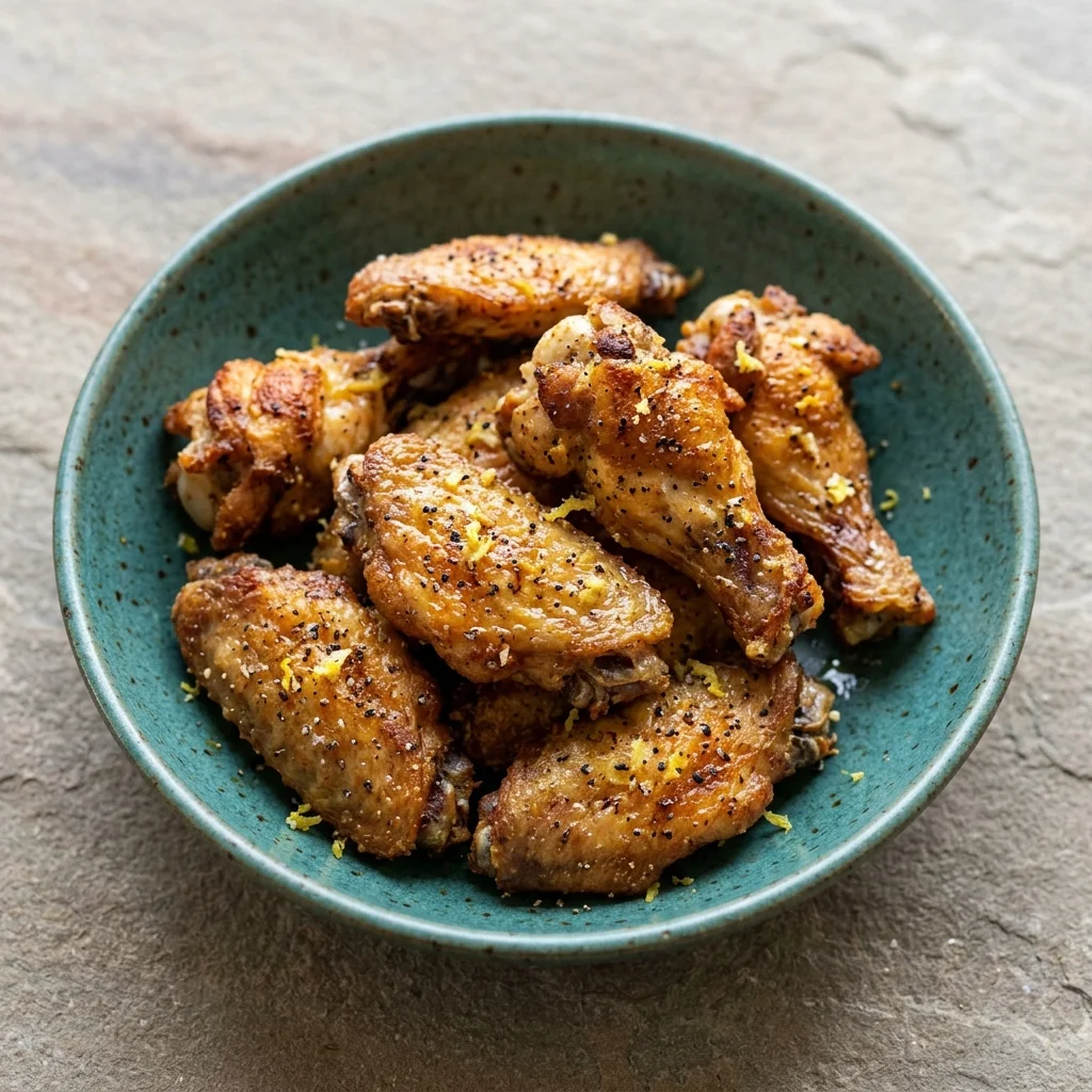 Gluten Free Lemon Pepper Chicken Wings