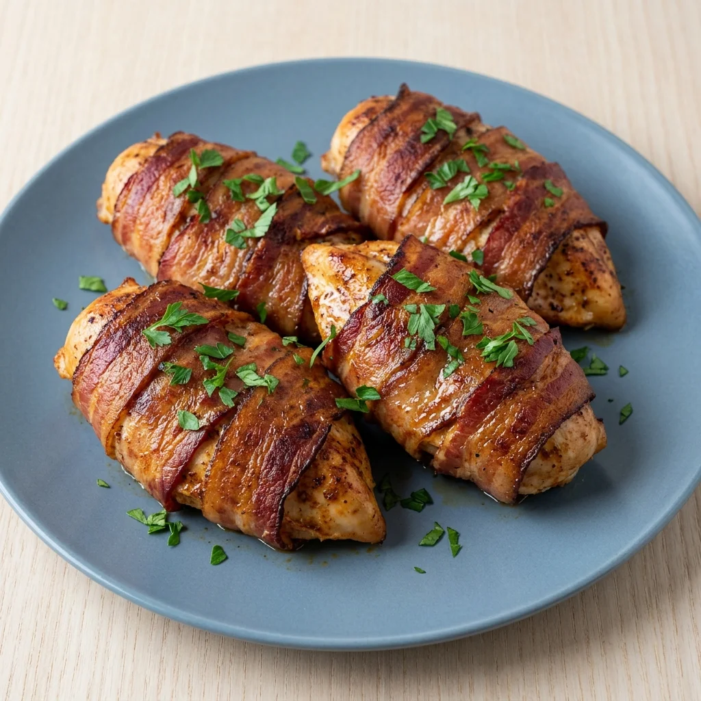 Gluten Free Bacon Wrapped Chicken Breast