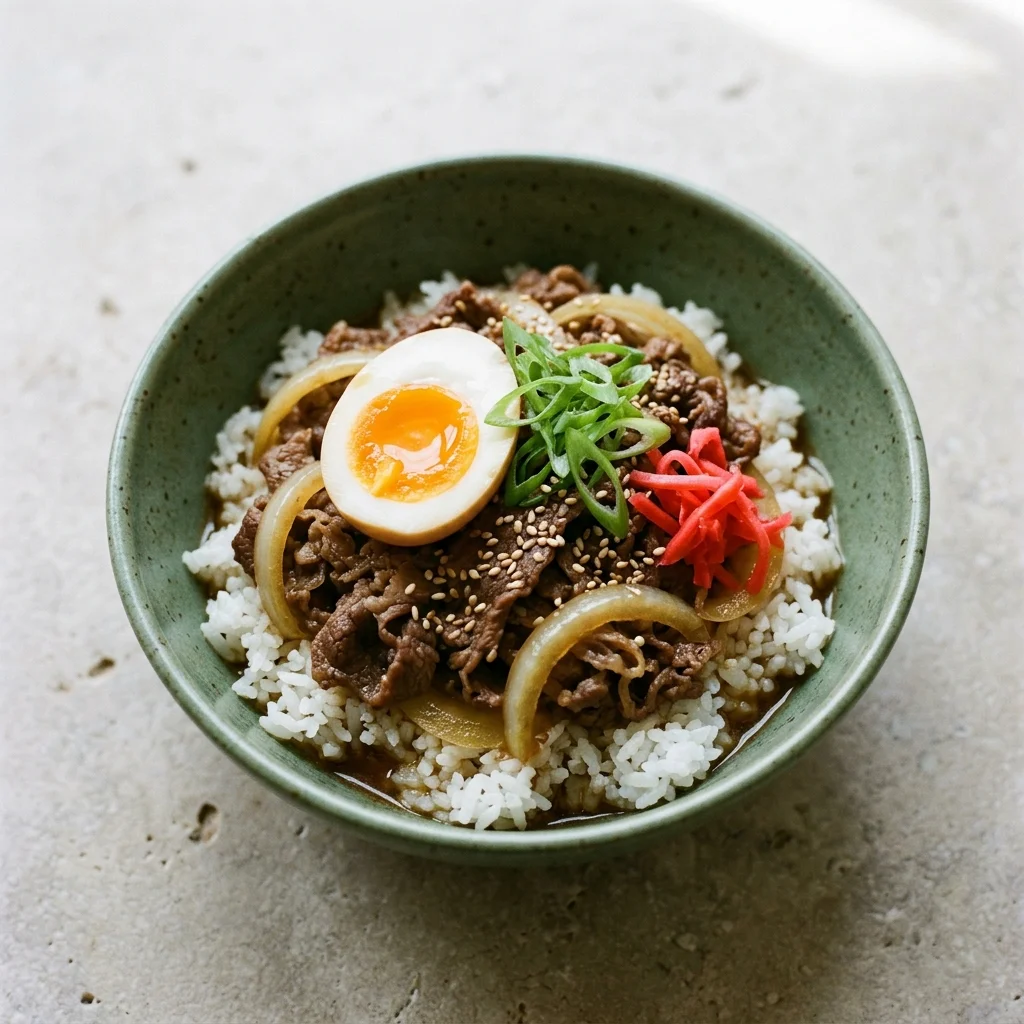 Gluten Free Japanese Gyudon