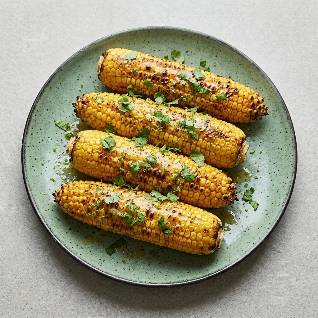 Gluten Free Grilled Corn with Lime Butter