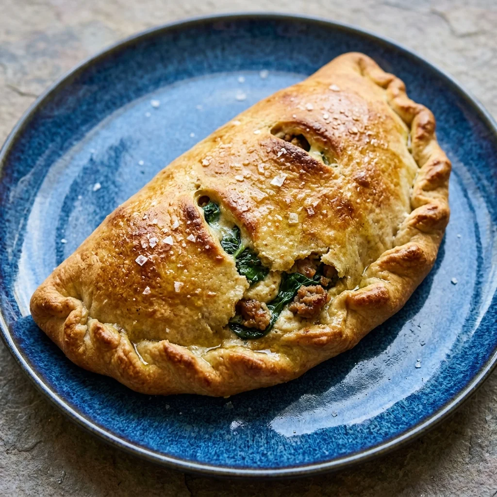 Dairy Free Calzone with Cashew Ricotta