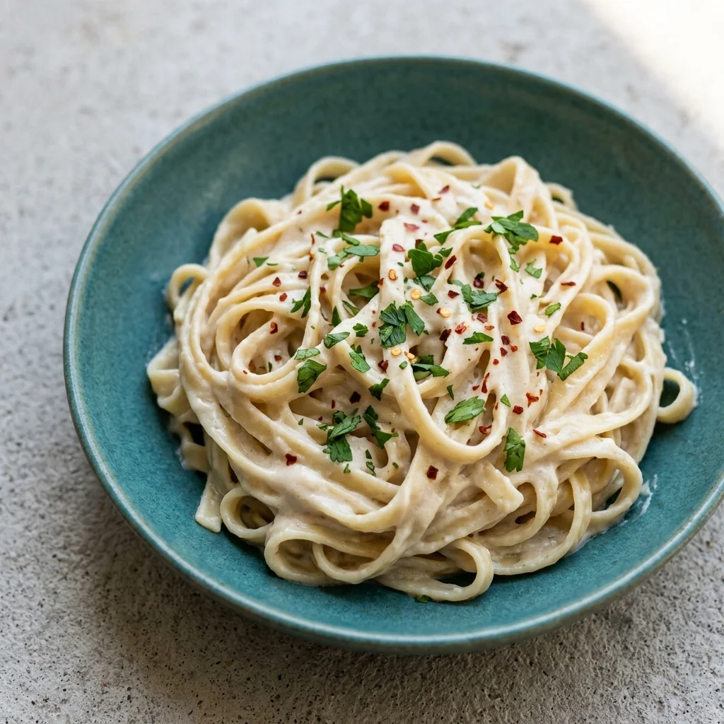 Dairy Free Fettuccine Alfredo