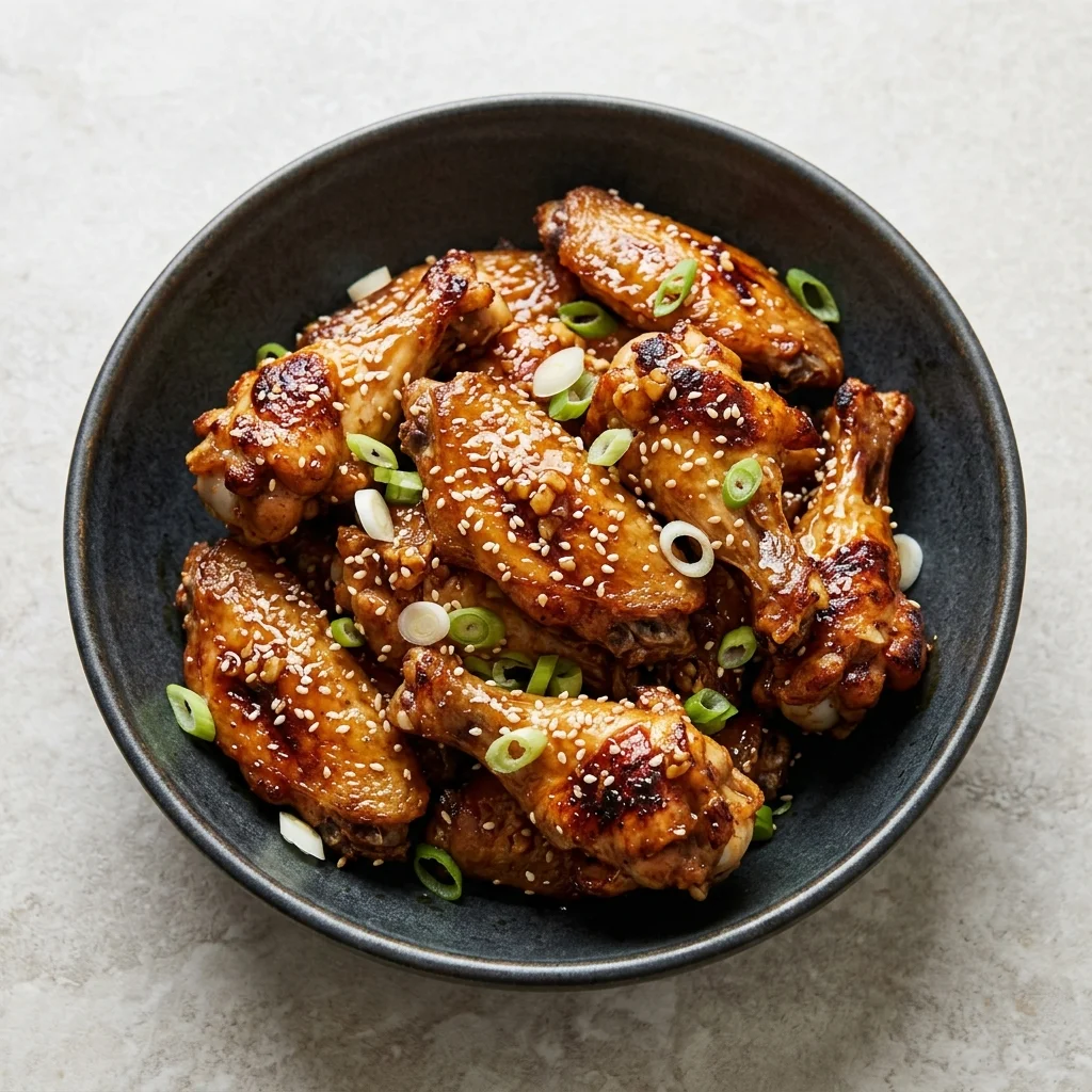 Dairy Free Honey Garlic Chicken Wings