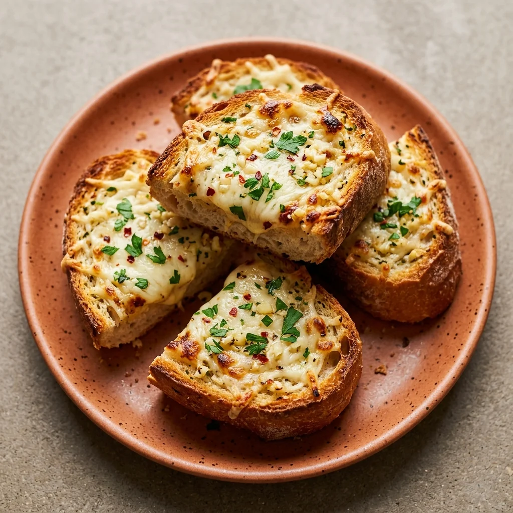 Dairy Free Cheesy Garlic Bread