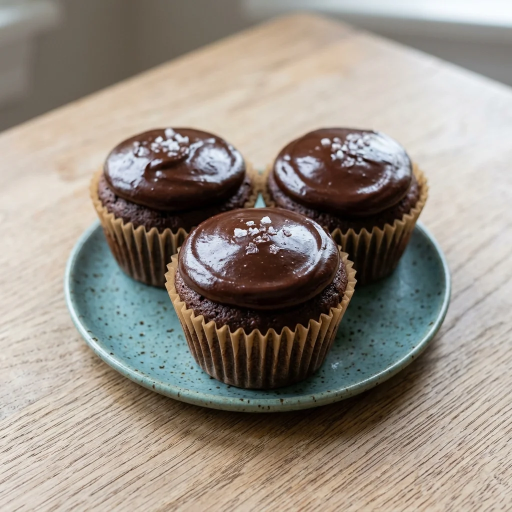 Chocolate Cupcakes with Ganache
