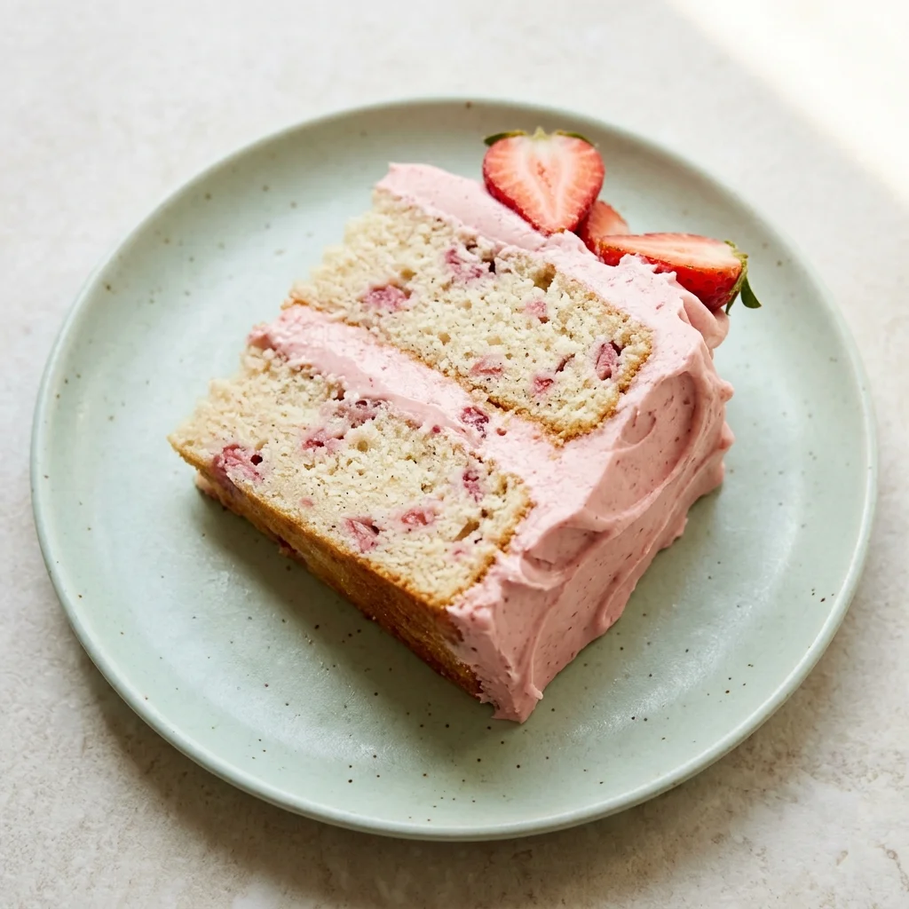 Strawberry Vanilla Cake
