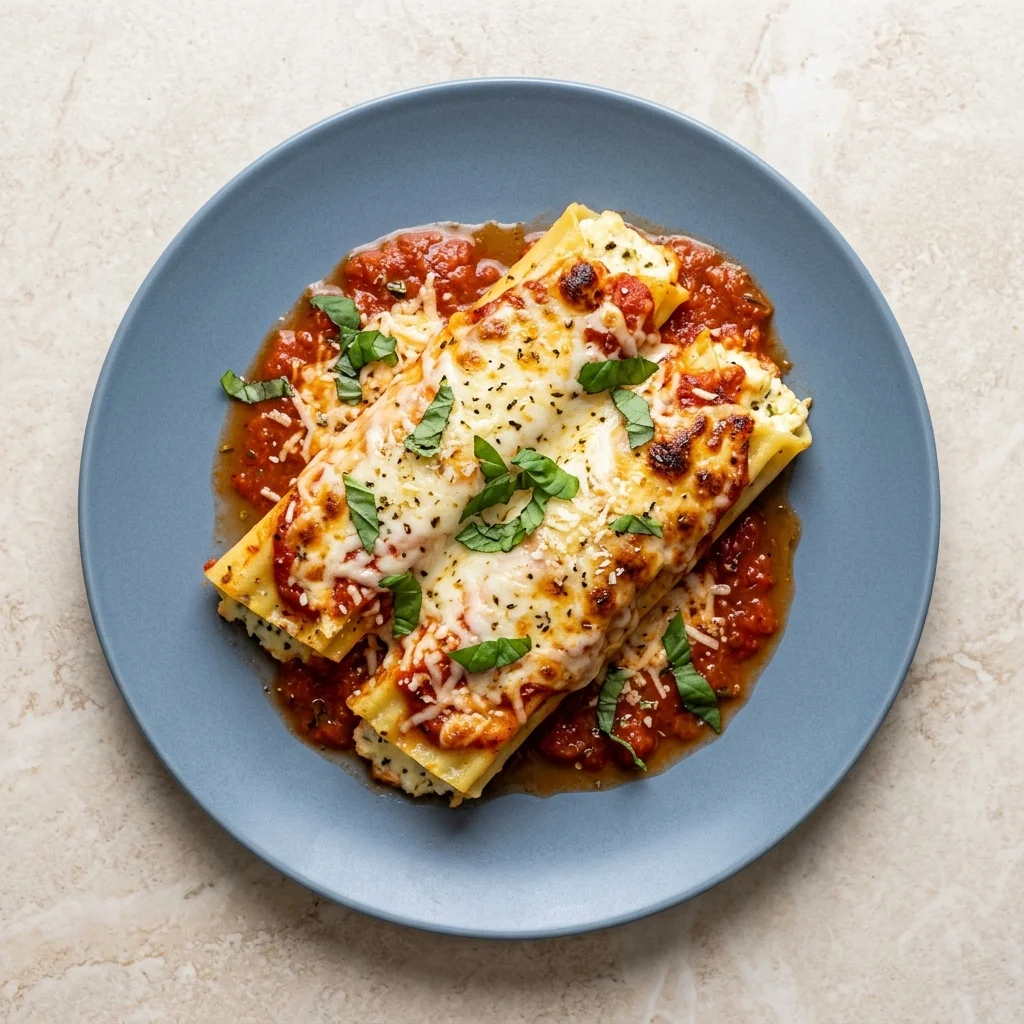 Ricotta Manicotti