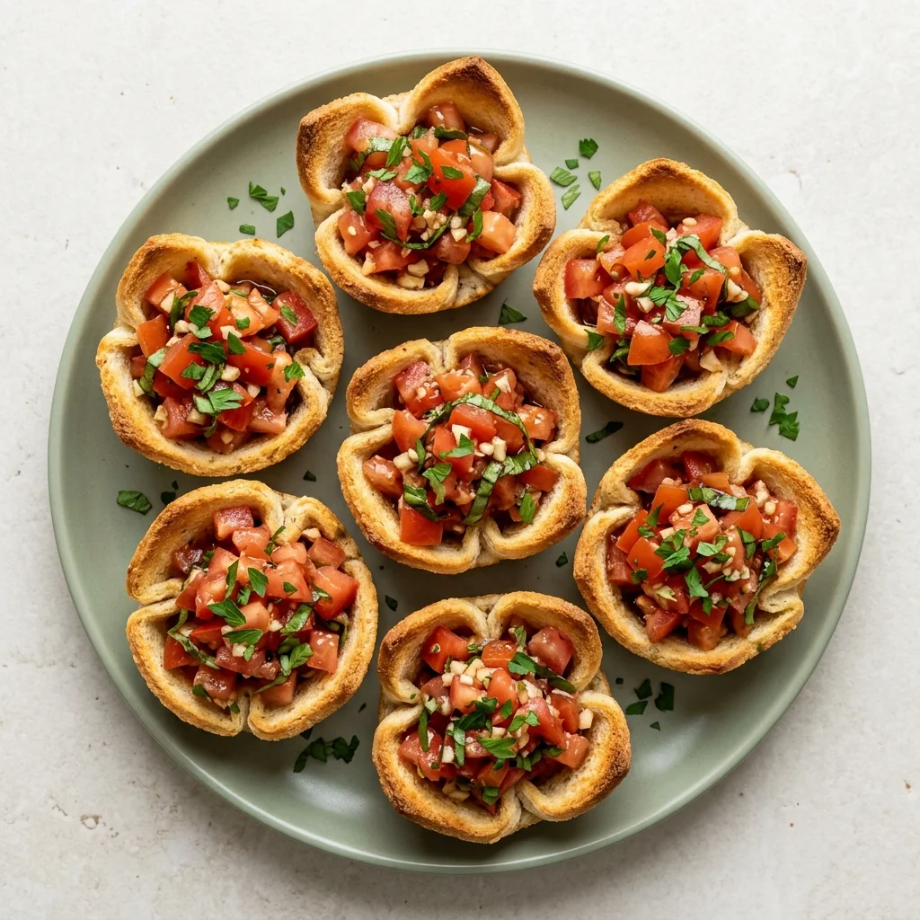 Vegan Bruschetta Cups