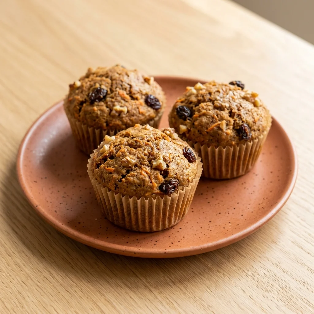 Vegan Carrot Cake Muffins