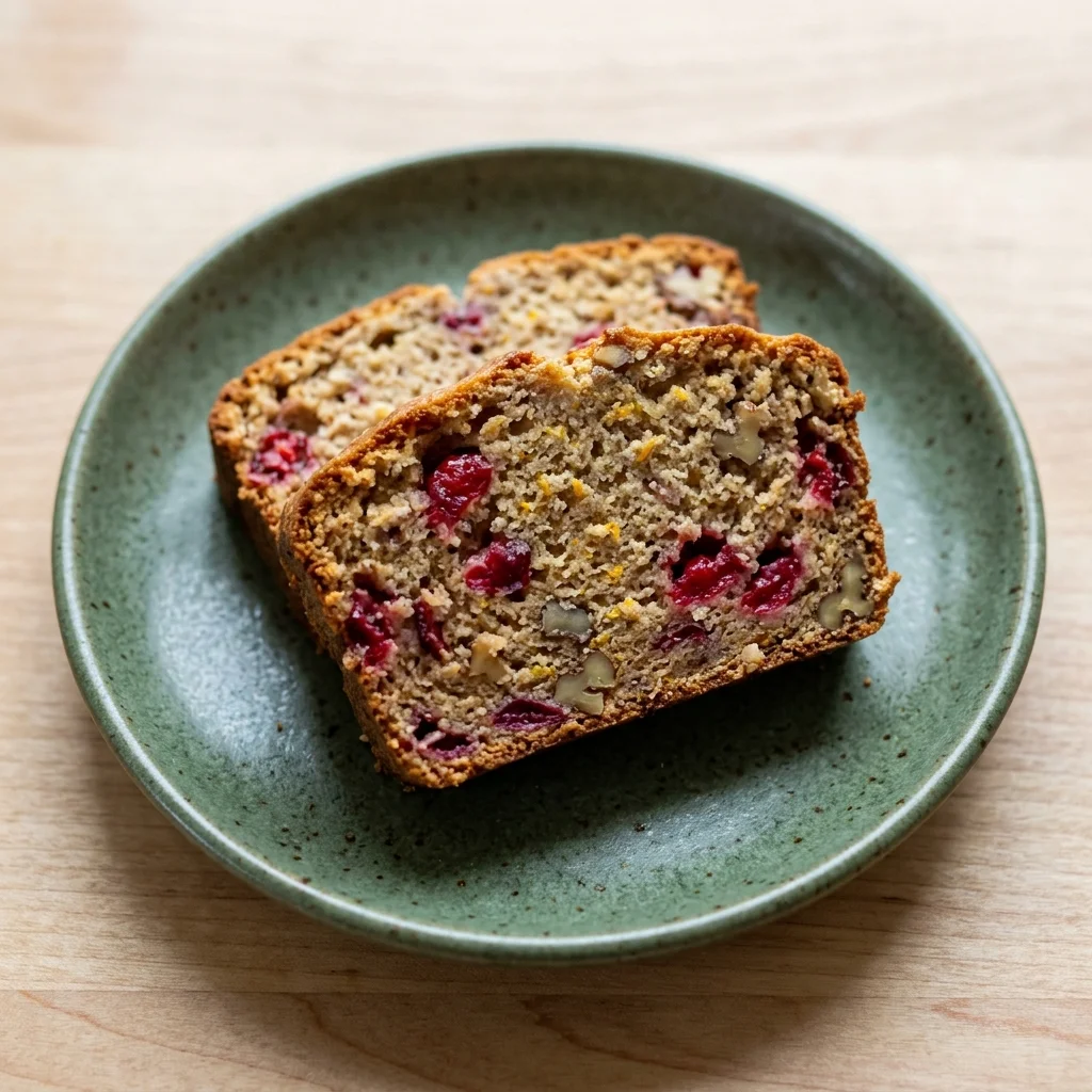 Vegan Cranberry Orange Bread