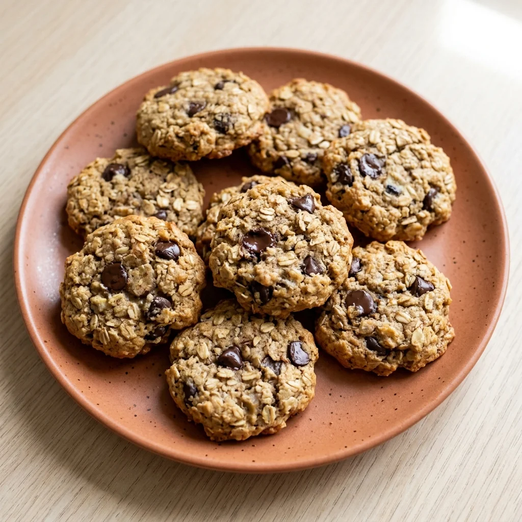 Vegan Banana Oat Cookies