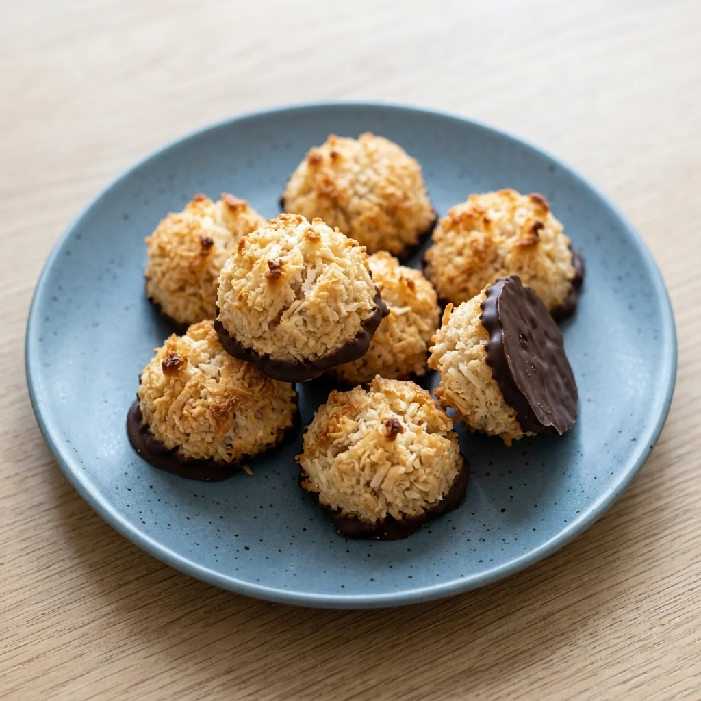 Vegan Chocolate Coconut Macaroons