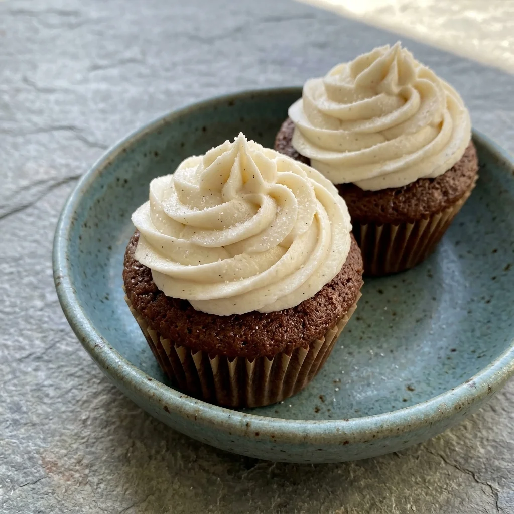 Vegan Chocolate Vanilla Cupcakes