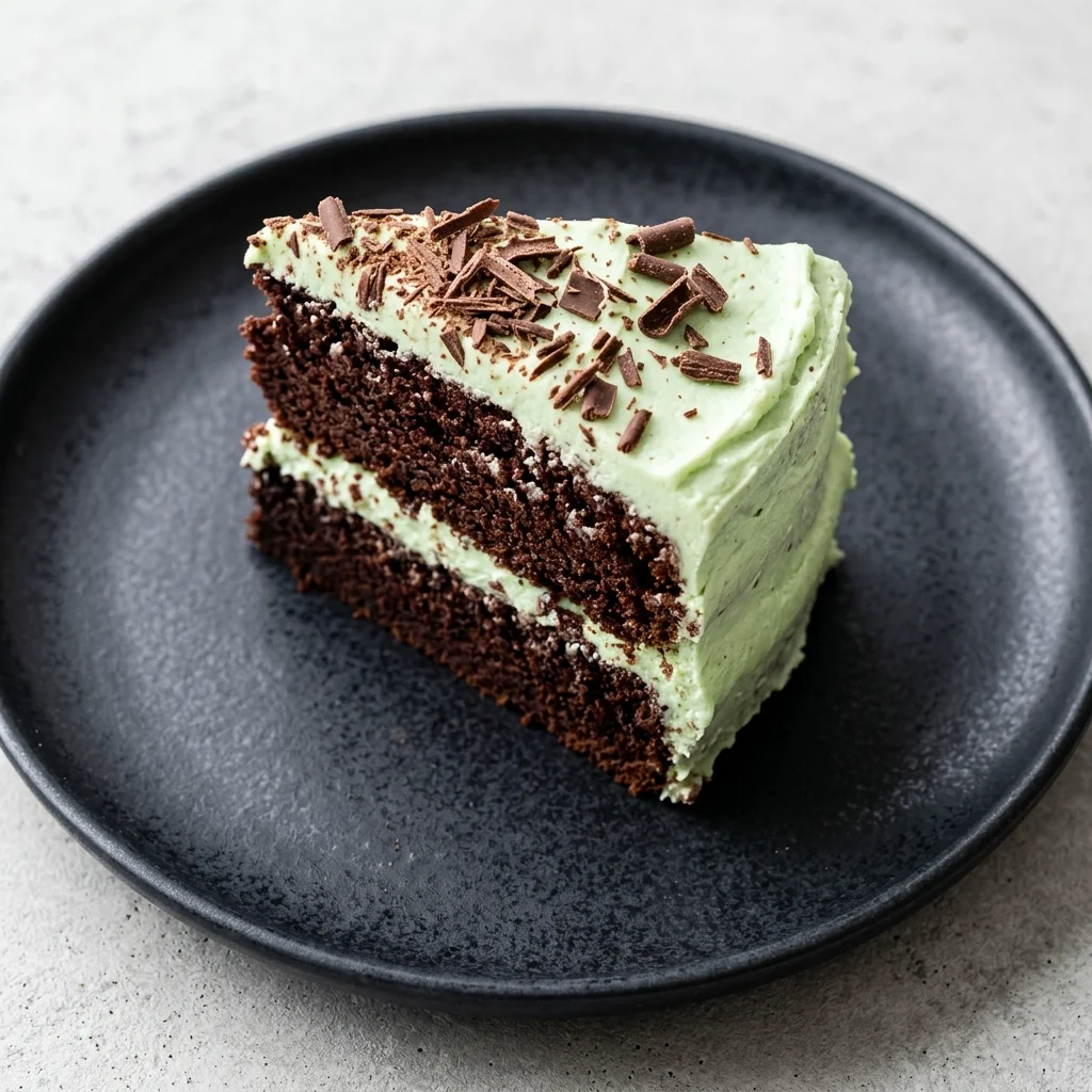 Vegan Mint Chocolate Cake