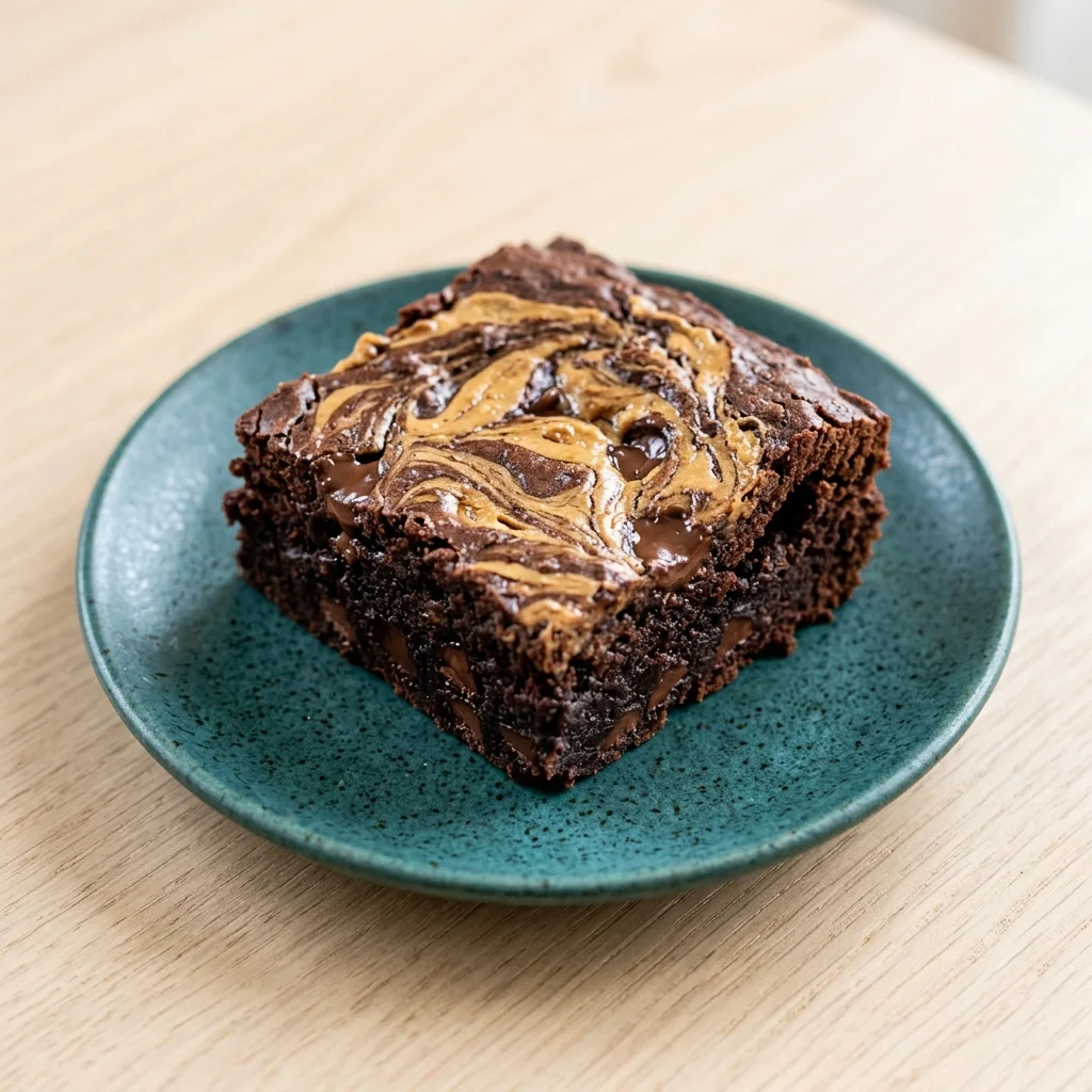Vegan Peanut Butter Brownies