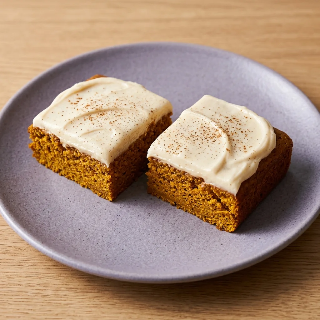 Vegan Pumpkin Bars